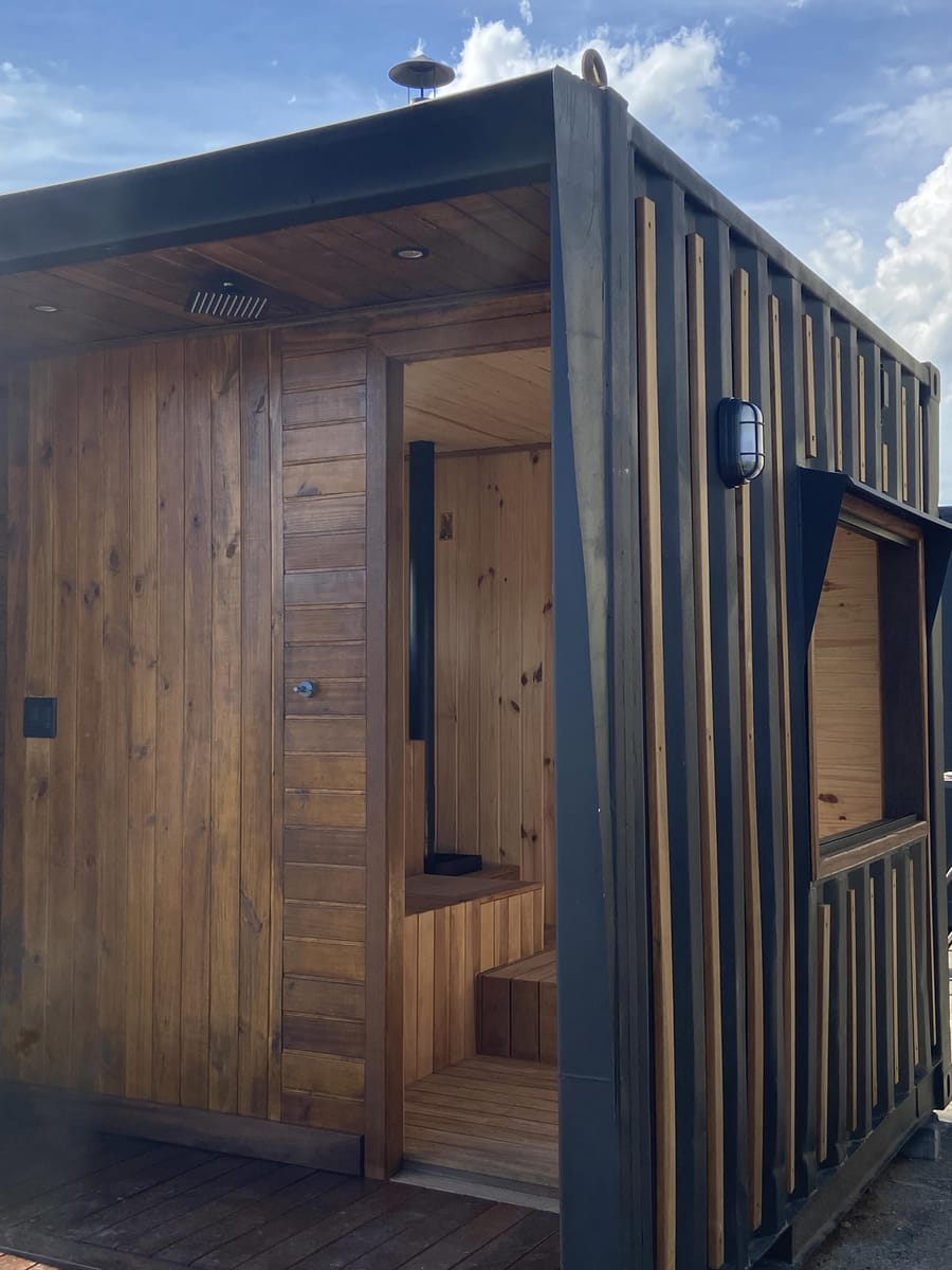 Sauna Penedo — vista externa