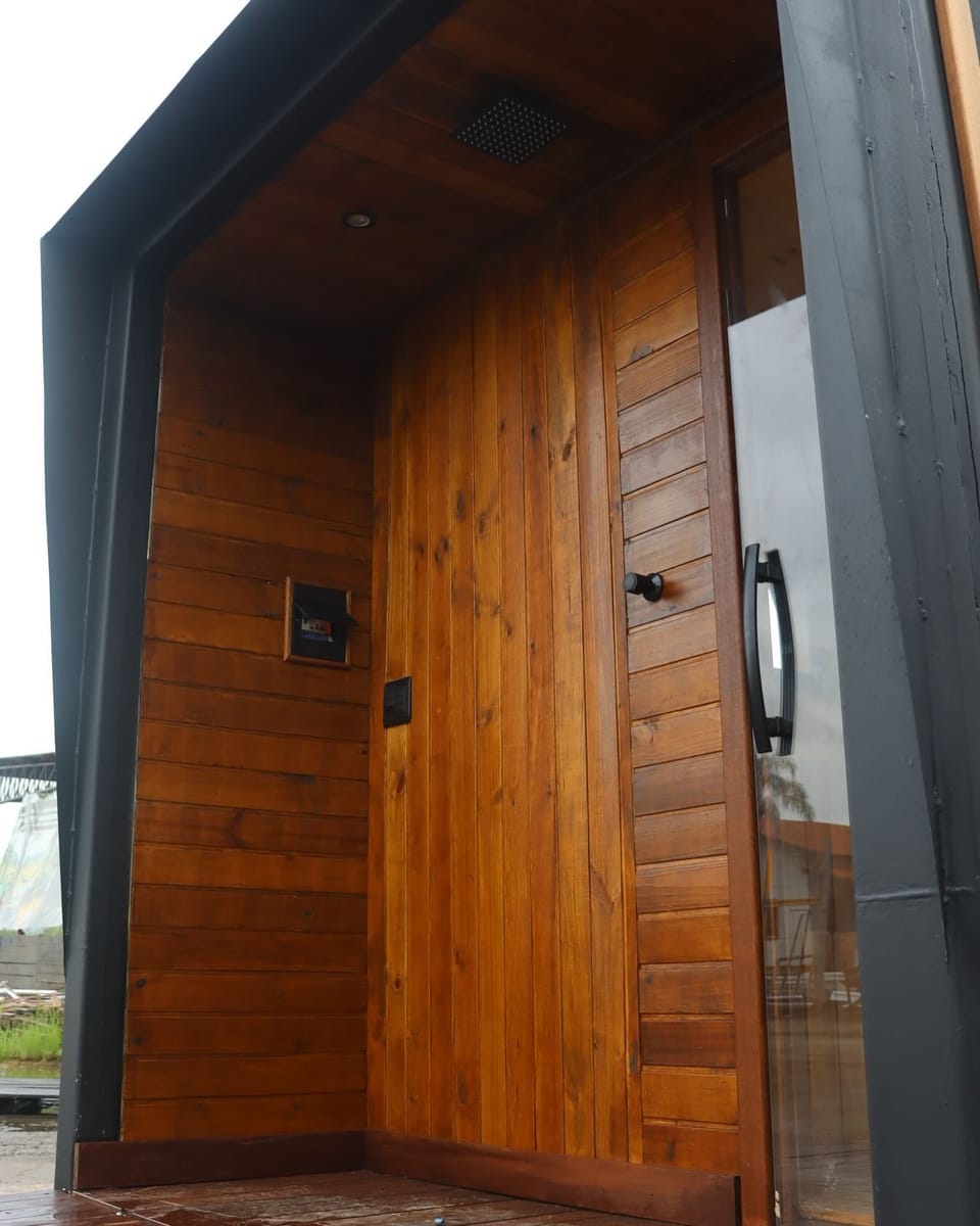 Entrada da sauna