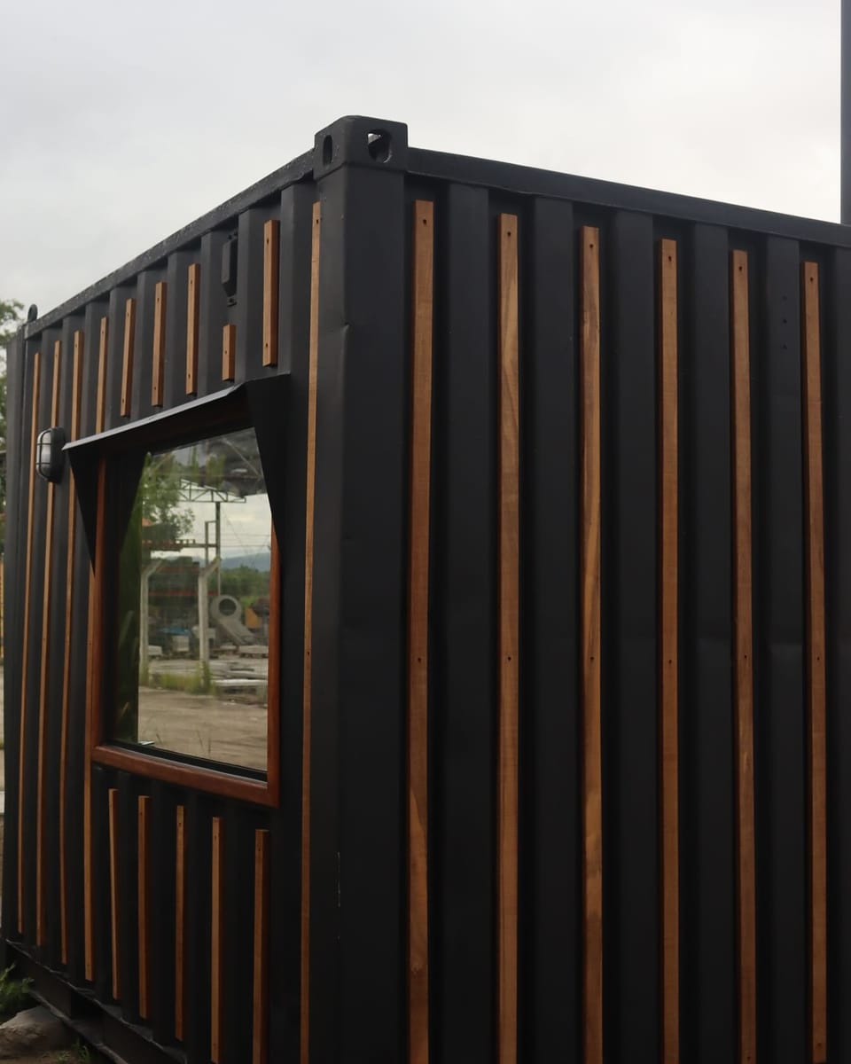 Vista externa container